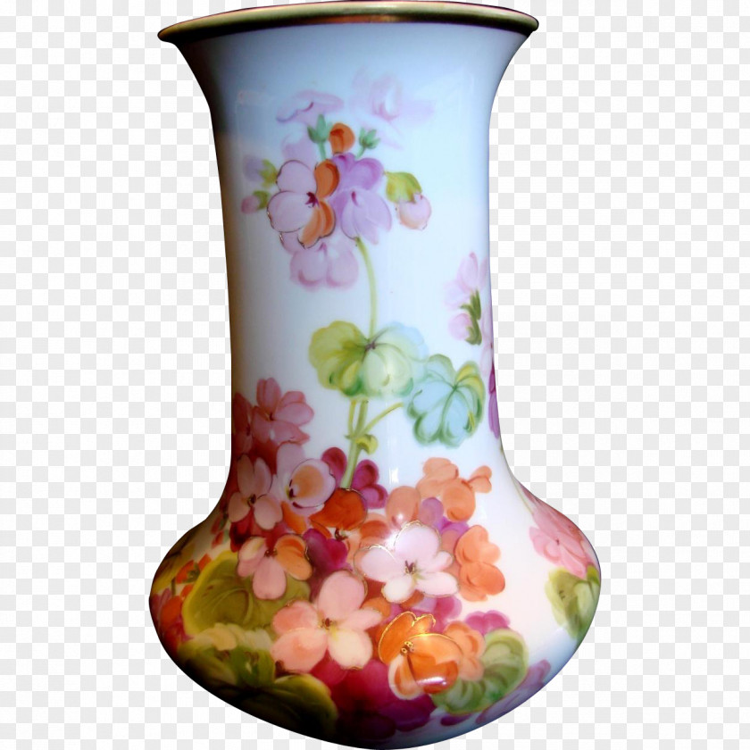 Flower Vase Ceramic Porcelain Flowerpot Artifact PNG