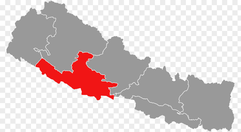 Map Province No. 7 Provinces Of Nepal 2 5 Karnali Pradesh PNG