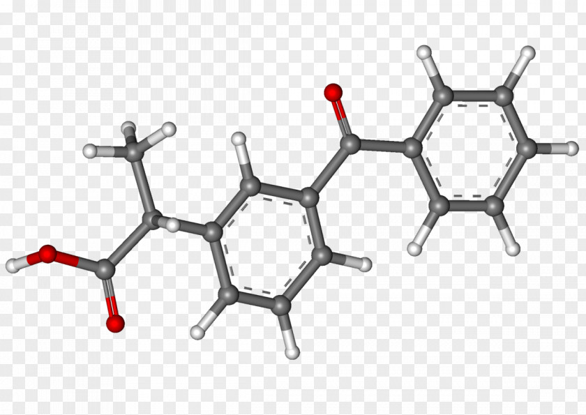 Molar Stick Ketoprofen Chemical Formula Tablet Molecule Pharmaceutical Drug PNG