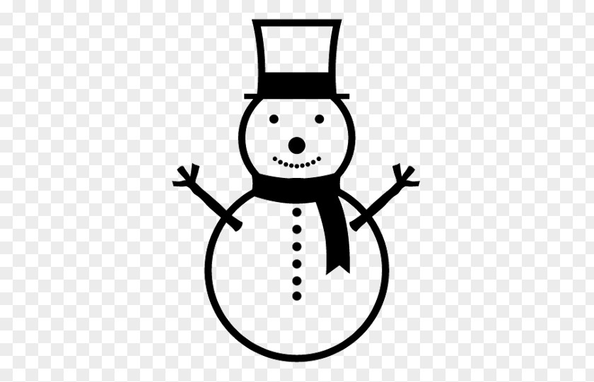 Seasonal Snowman Clip Art PNG