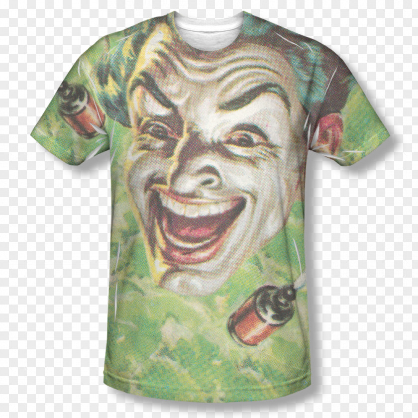 T-shirt Printed Joker Batman All Over Print PNG