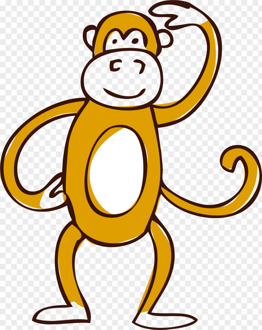 Vector Monkey Clip Art PNG
