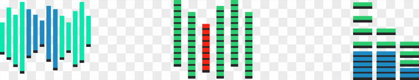 Vector Mosaic Sound Wave Curve Picture PNG