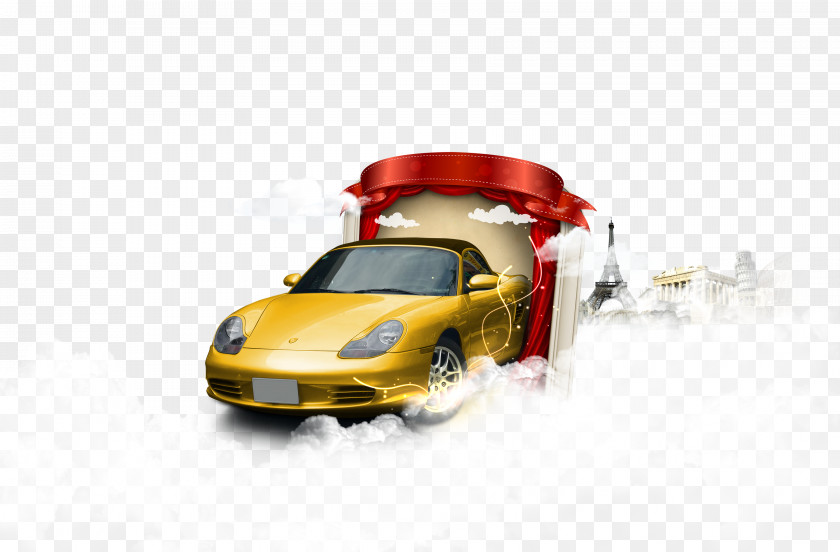 Car Advertisement Poster Download PNG