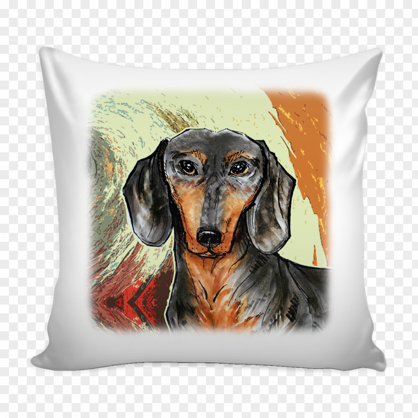 Dachshund And Flag Throw Pillows Cushion Blanket The Broken Hearted PNG