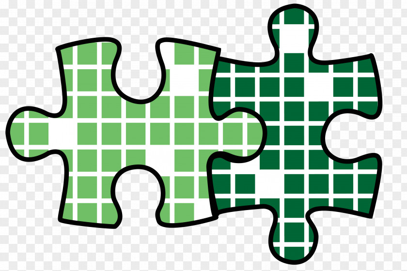 Puzzle Pieces Clip Art Product Green Line PNG