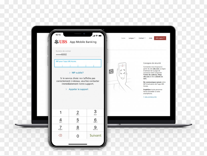 Smartphone UBS Switzerland Feature Phone Online Banking PNG