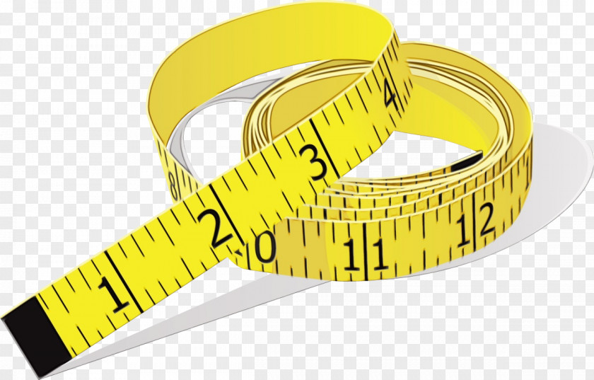 Tape Measure Yellow PNG