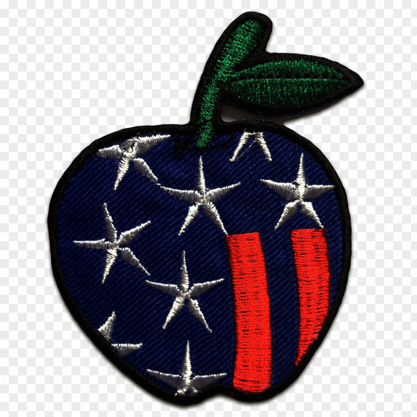 Big Apple Embroidered Patch Embroidery Iron-on Appliqué PNG