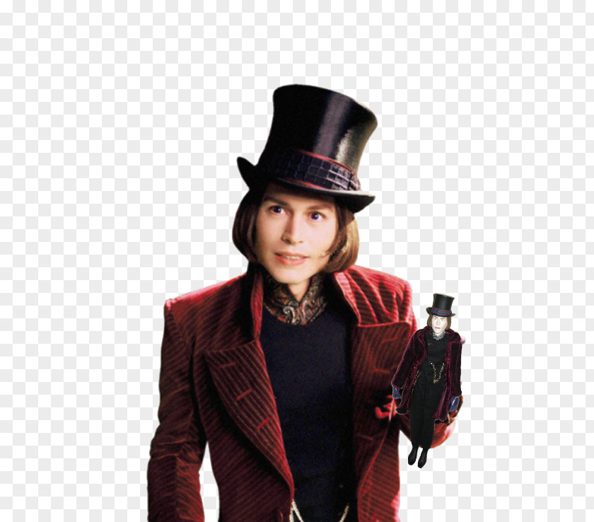 Johnny Depp Willy Wonka Charlie And The Chocolate Factory Bucket Mad Hatter PNG