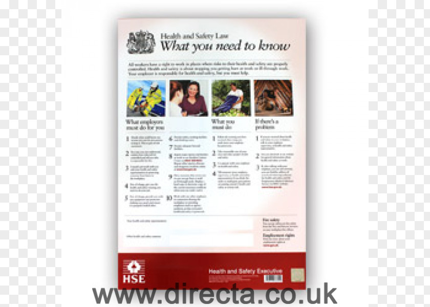 Northern Ireland Health And Safety Executive Occupational Law Poster PNG
