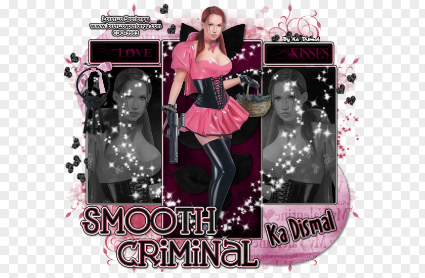 Smooth Criminal Pink M Costume PNG