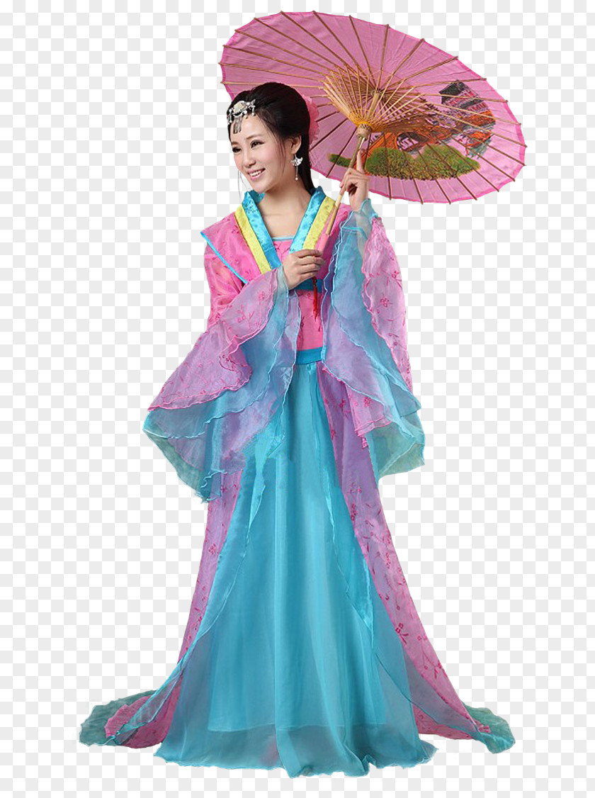 Blogger Kimono Robe Geisha Gown PNG