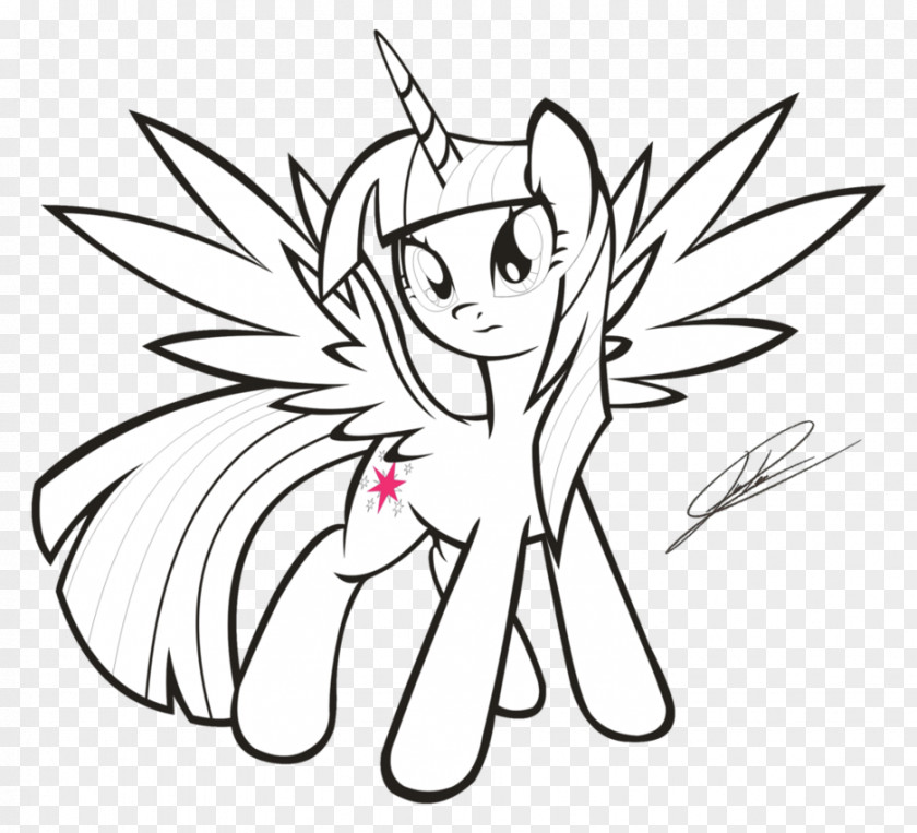 Coloring Pencil Twilight Sparkle Rainbow Dash My Little Pony: Friendship Is Magic Line Art PNG