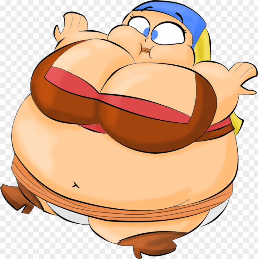 Bloating Cartoon Body Inflation Art PNG