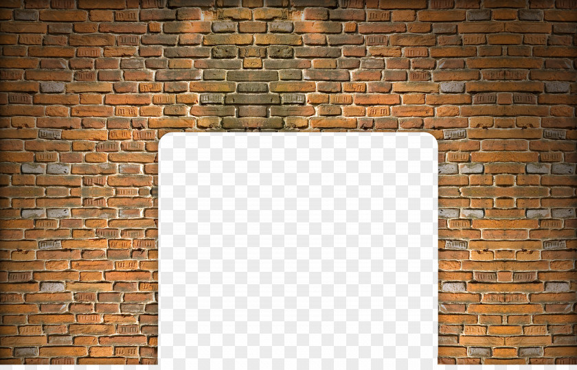 Brick Wall Floor Brown Pattern PNG