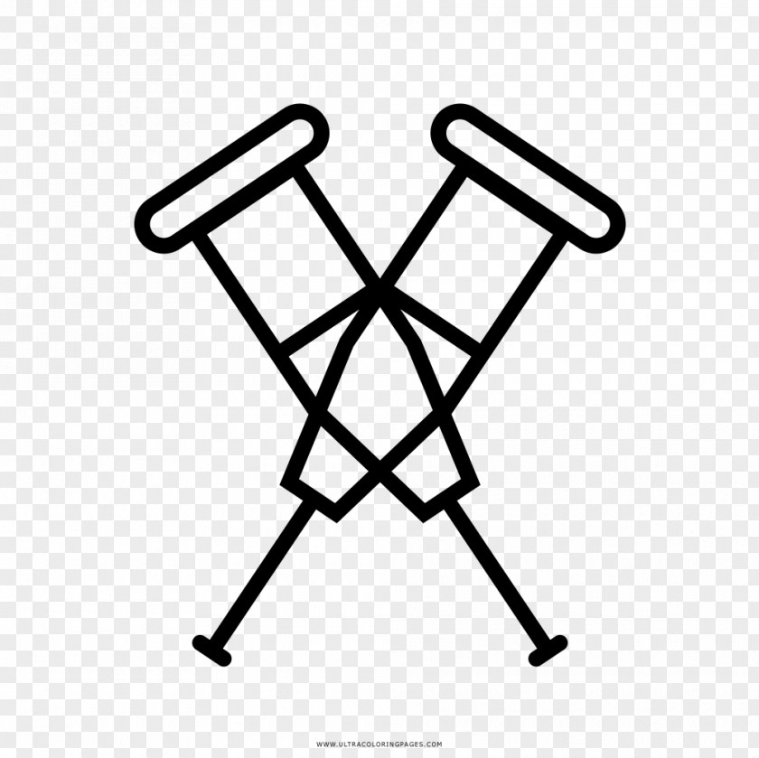 Crutch Drawing Coloring Book Pediatric Dermatology PNG