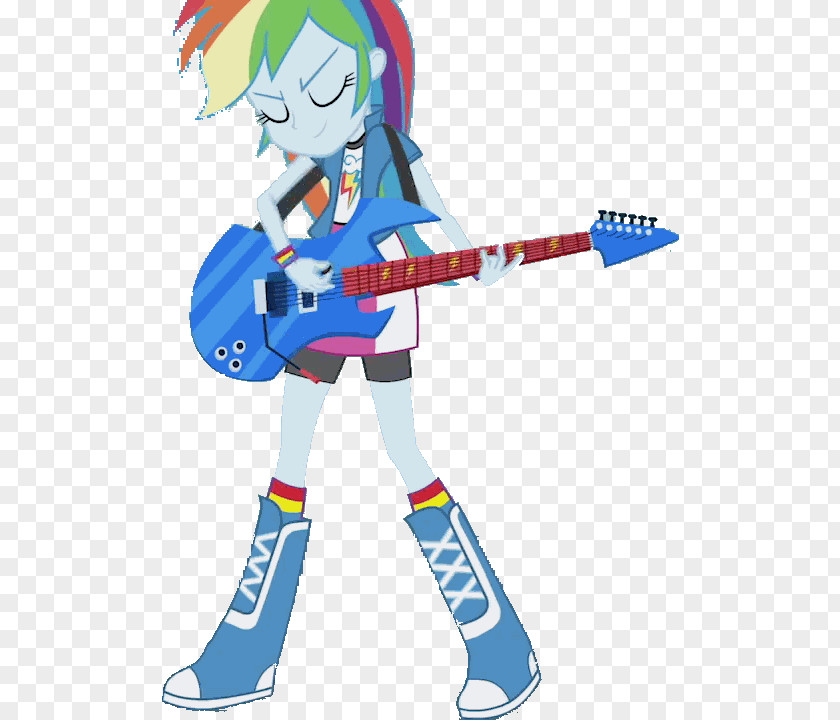 Guitar Rainbow Dash Electric PNG