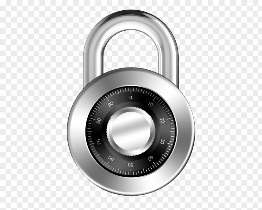 Padlock Combination Lock Clip Art PNG