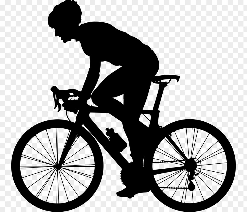 Road Bicycle Racing Cyclocross Silhouette Frame PNG