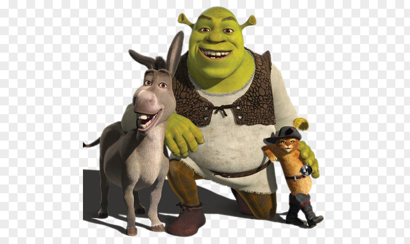 Shrek Donkey Princess Fiona Puss In Boots Gingerbread Man PNG
