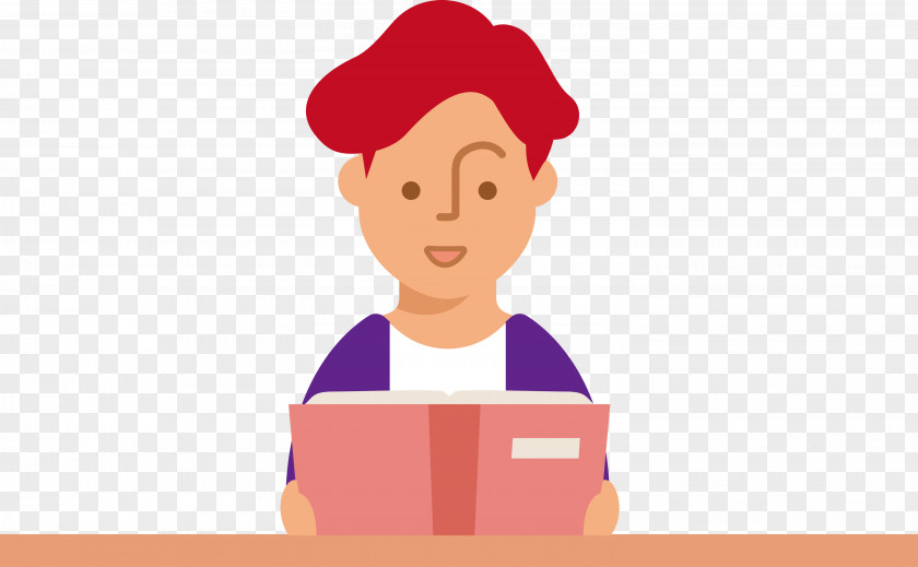 Teacher Reading Book PNG