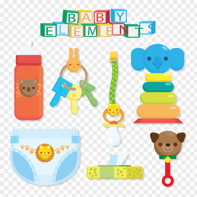 Articles Diaper Infant Vector Graphics Child Toy PNG