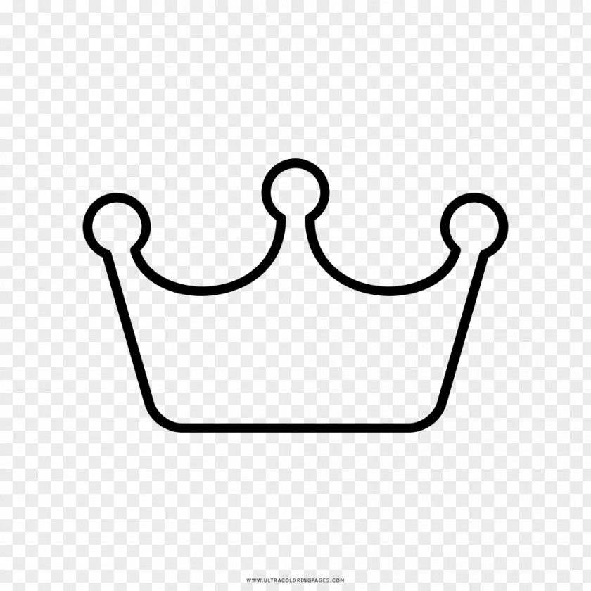 Crown Drawing Coloring Book Black And White PNG