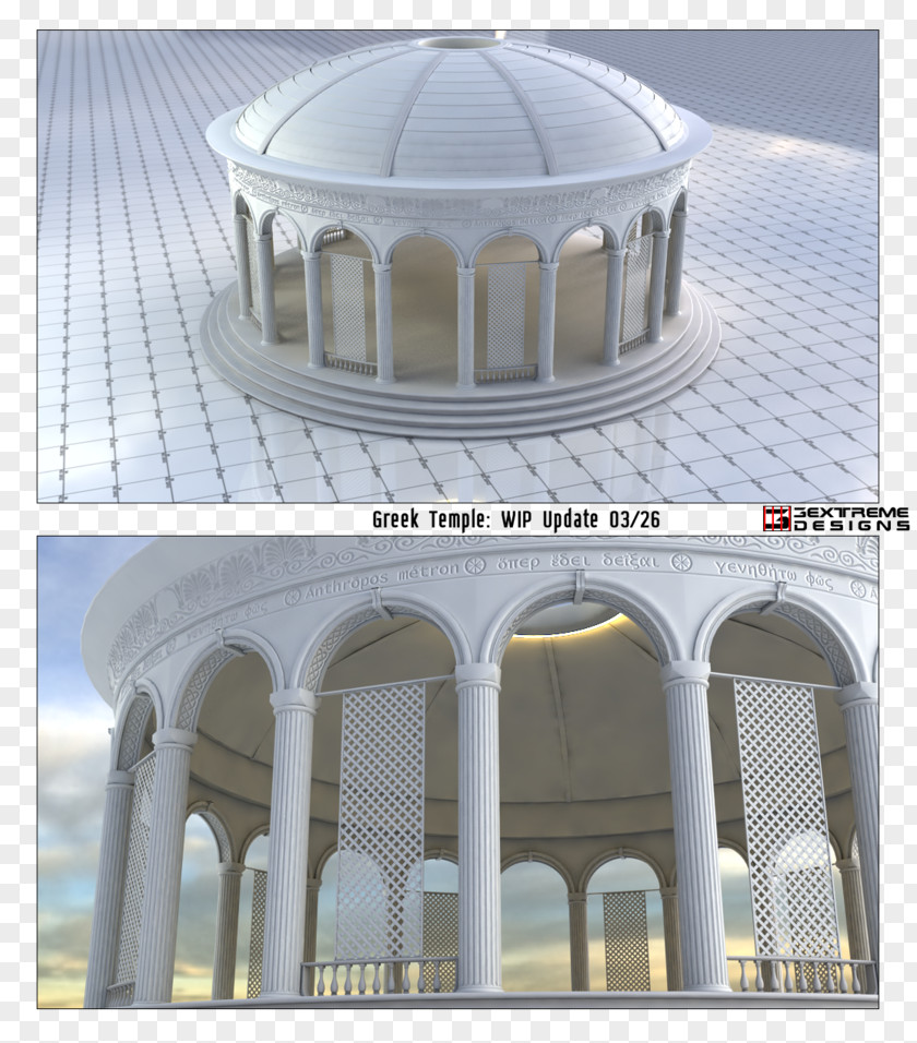 GREEK TEMPLE Ancient Greek Temple Classical Architecture Roof PNG