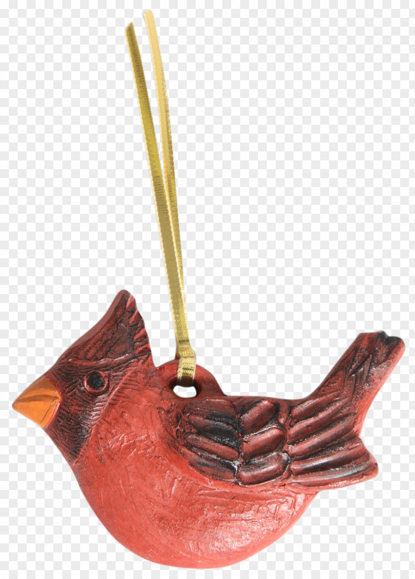 Red Cardinal Sculpture Iowa Christmas Ornament Daughter PNG
