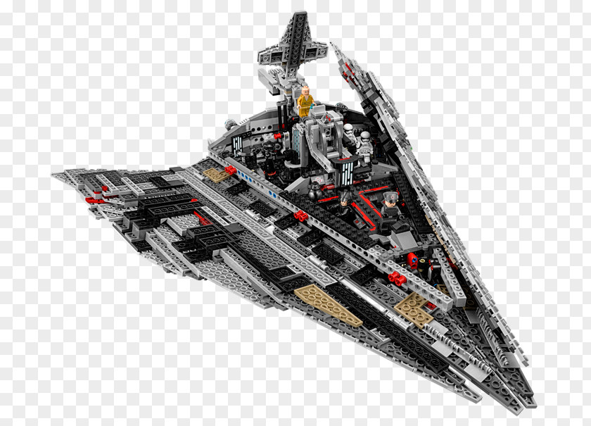 Star Wars LEGO 75190 First Order Destroyer Lego Supreme Leader Snoke PNG