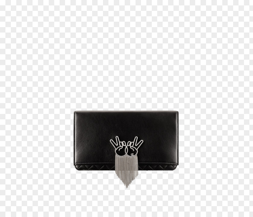 Wallet Rectangle Brand Black M PNG