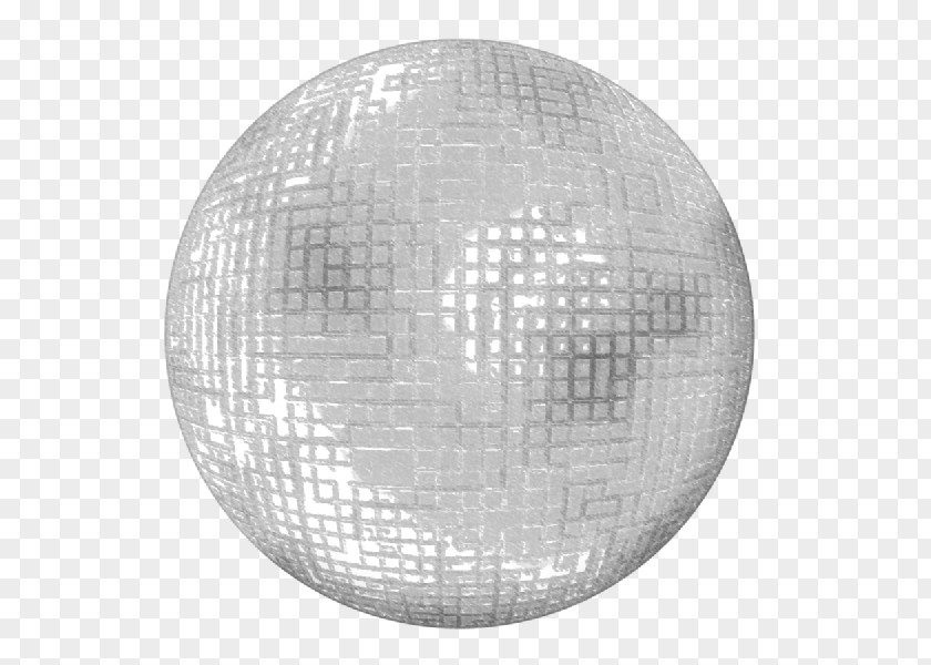 Laso Sphere White Disco Ball PNG