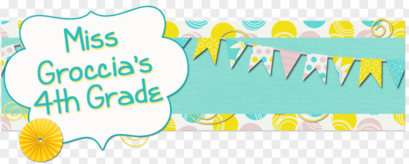 Fourth Grade Line Happiness Party Clip Art PNG