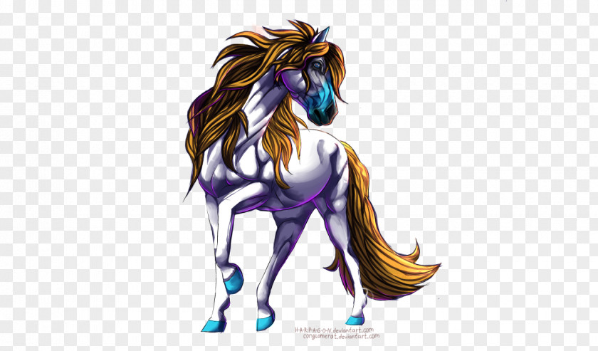 Mustang Pony Mane Unicorn PNG