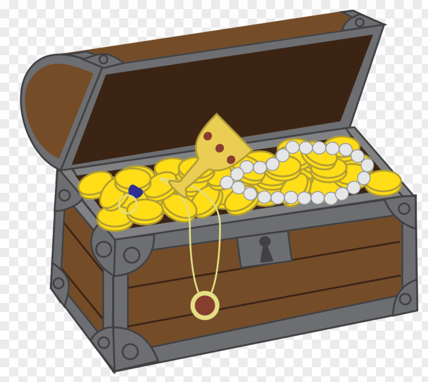 Treasure Box Buried Piracy Animation Map PNG