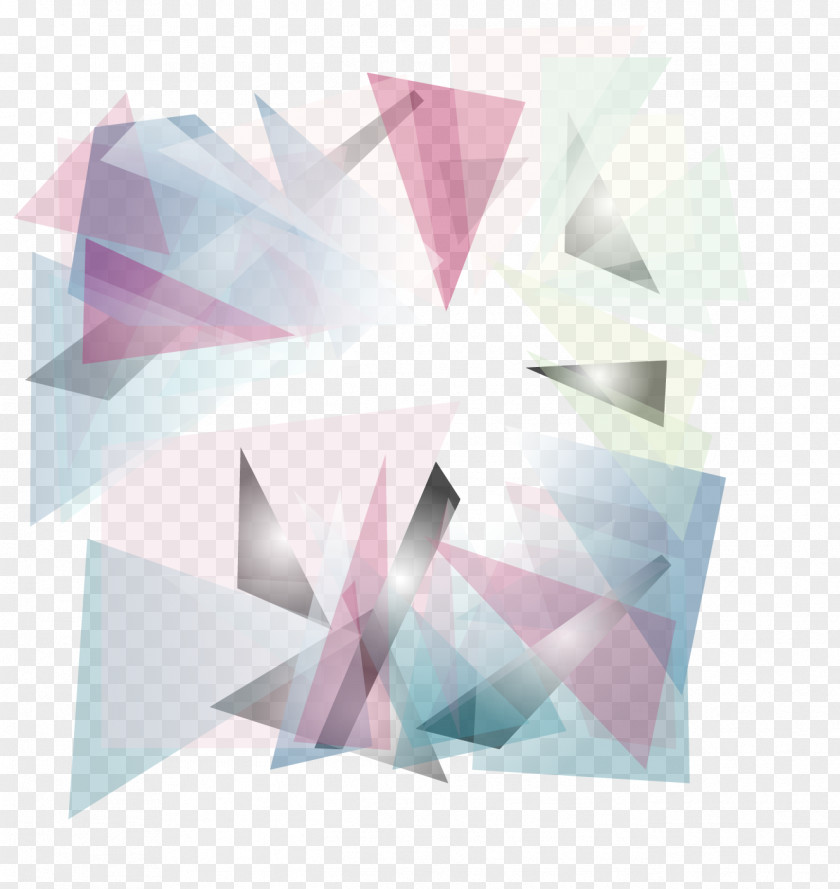 Vector Pink Abstract Background Euclidean Geometry Abstraction PNG