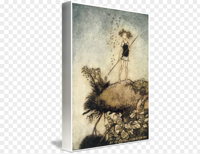 Canvas Stand A Midsummer Night's Dream Painting Art Peter Pan Print PNG