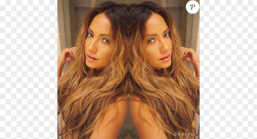 Jennifer Lopez Long Hair Coloring Black Brown PNG