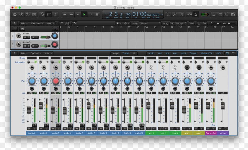 Logic Pro KVR Audio Mixers Sound Theme PNG
