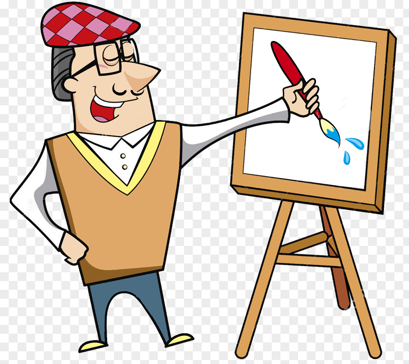 Painting Vector Graphics Easel Artist PNG