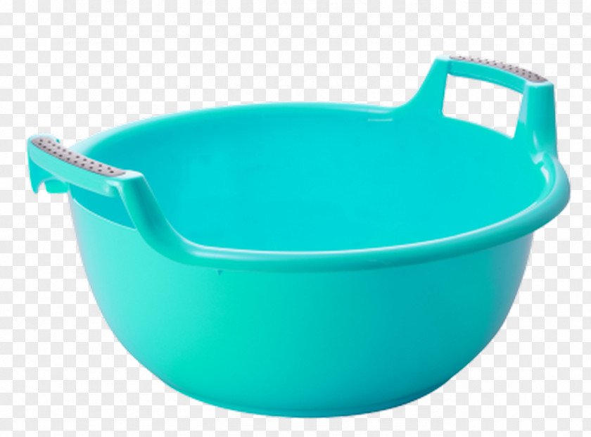 Plastic Turquoise Teal Bowl PNG