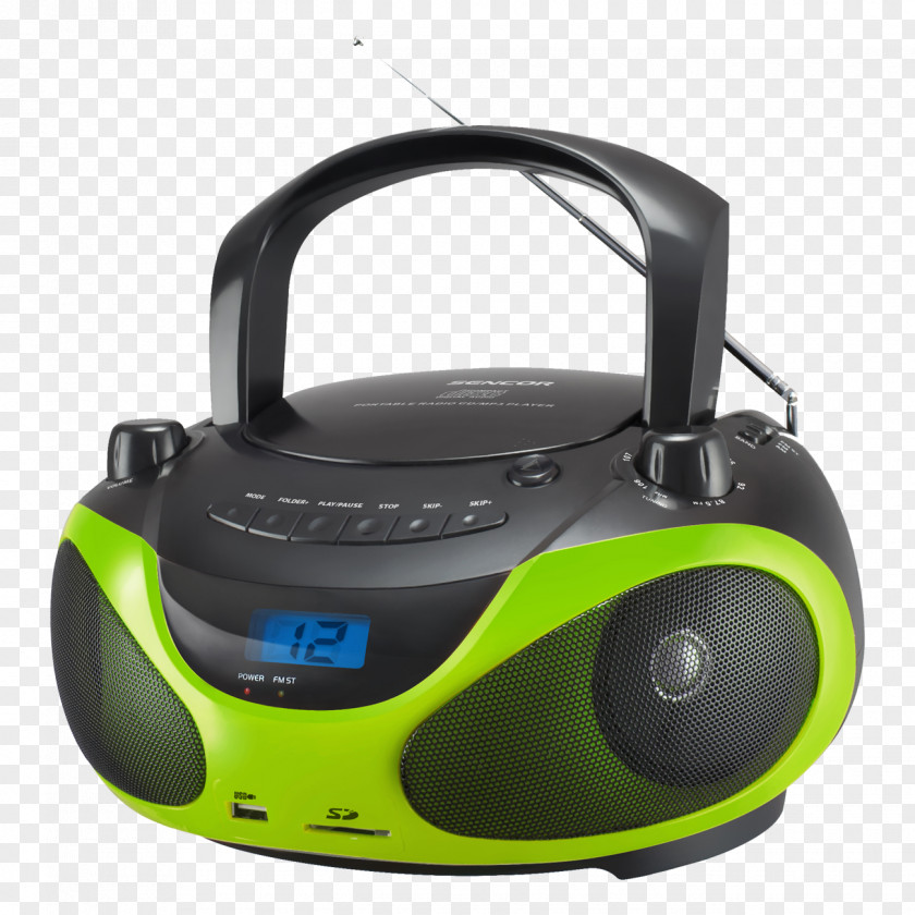 Radio Sencor Boombox CD/MP3/USB SPT 227 B FM Broadcasting PNG