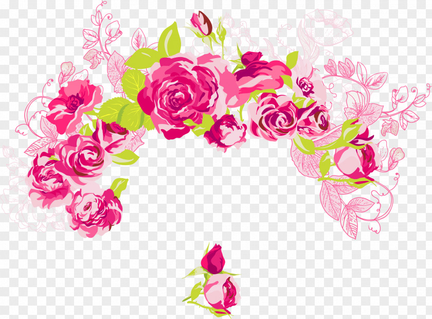 Rose Garden Roses Pink Cut Flowers PNG