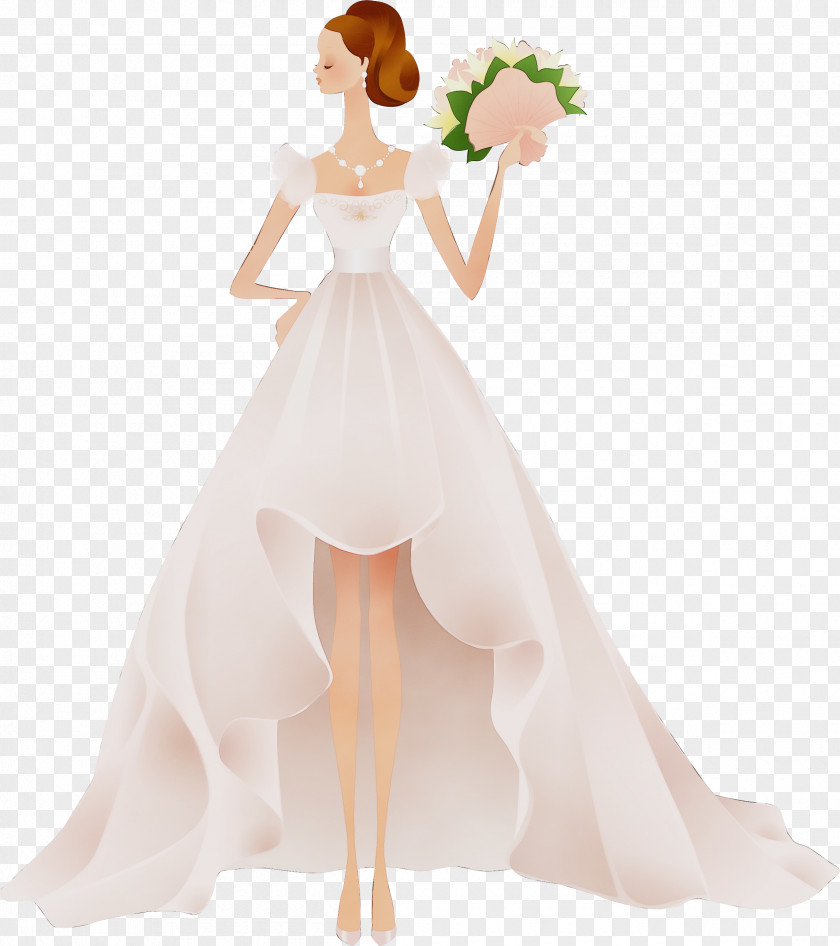 Barbie Fashion Design Wedding Dress PNG