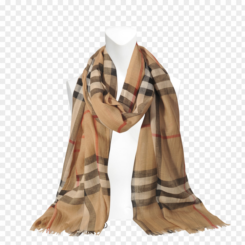Burberry Scarf Doek Silk Wool PNG