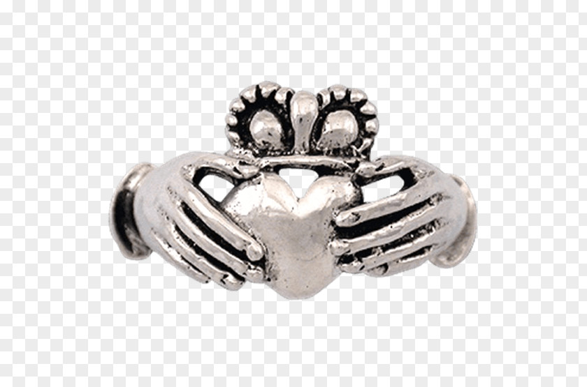 Claddagh Ring Sterling Silver Jewellery PNG