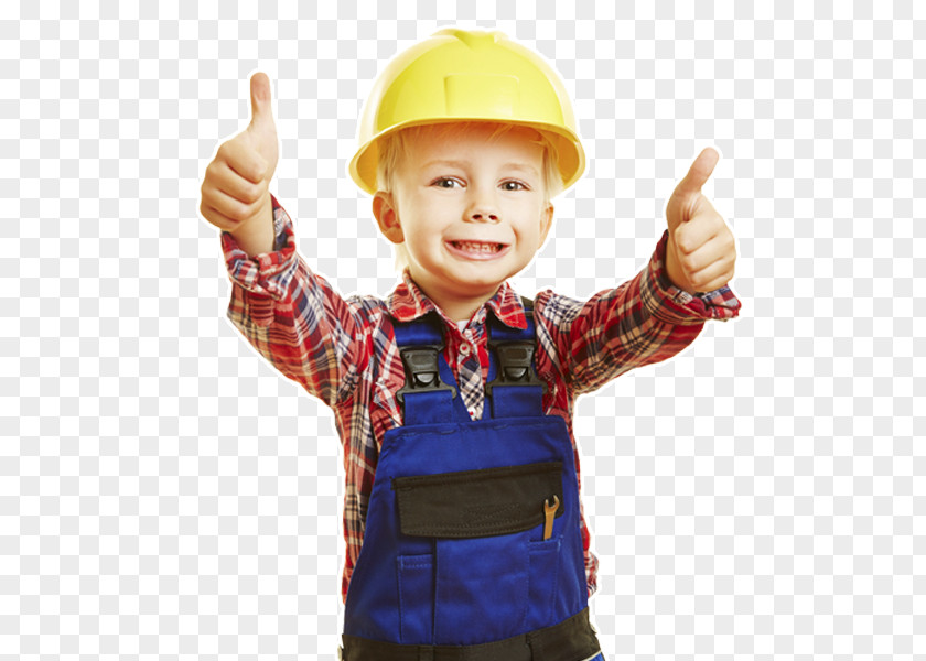 Daumen Hoch Construction Worker Hard Hats Architectural Engineering Laborer Child PNG