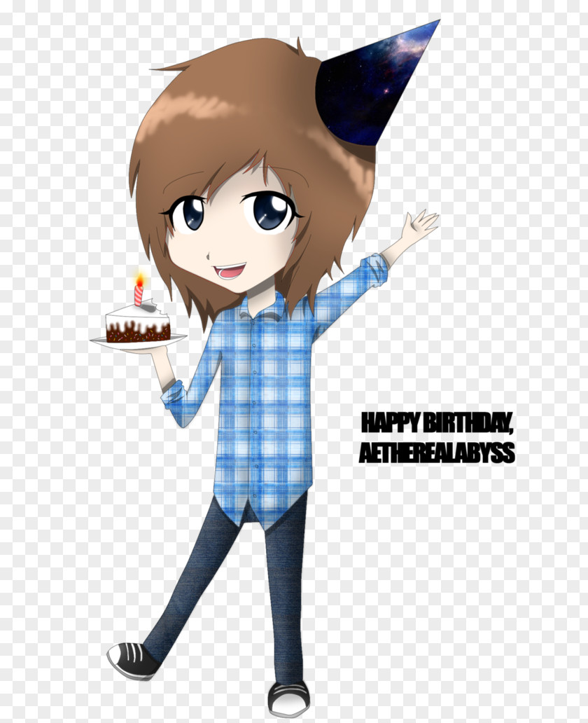 Happy 7 Birthday Boy Mascot Clip Art PNG