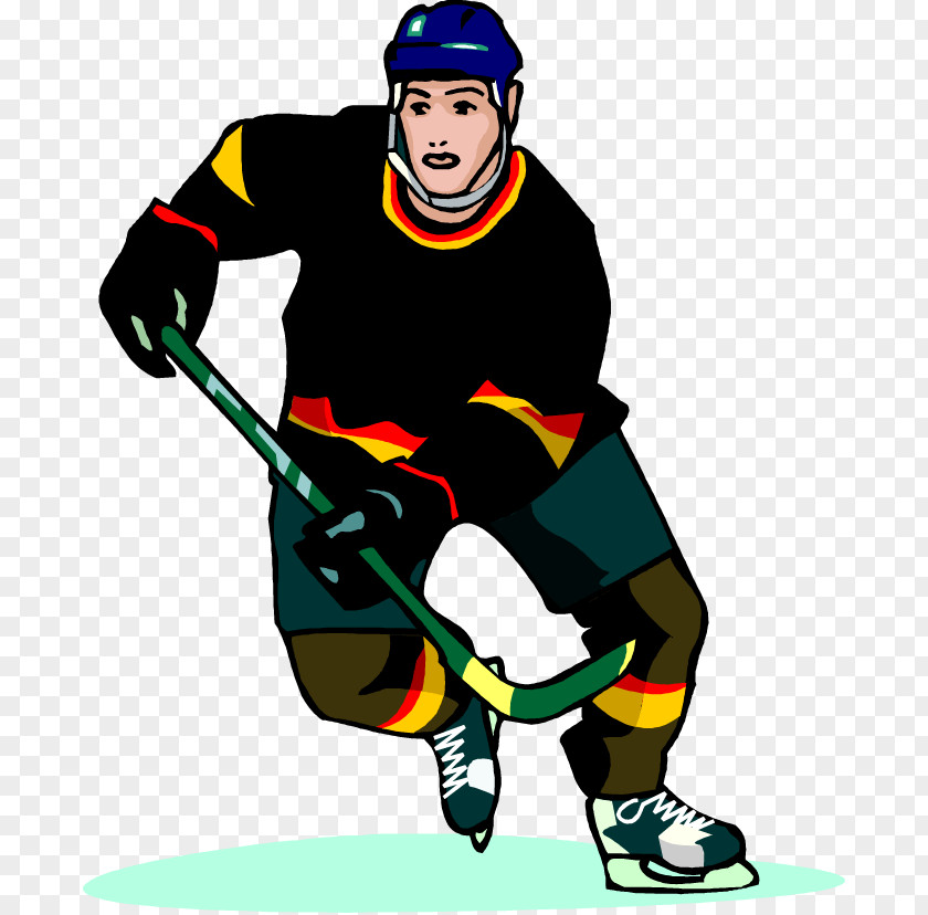 Hockey Player Team Sport Ice Clip Art PNG